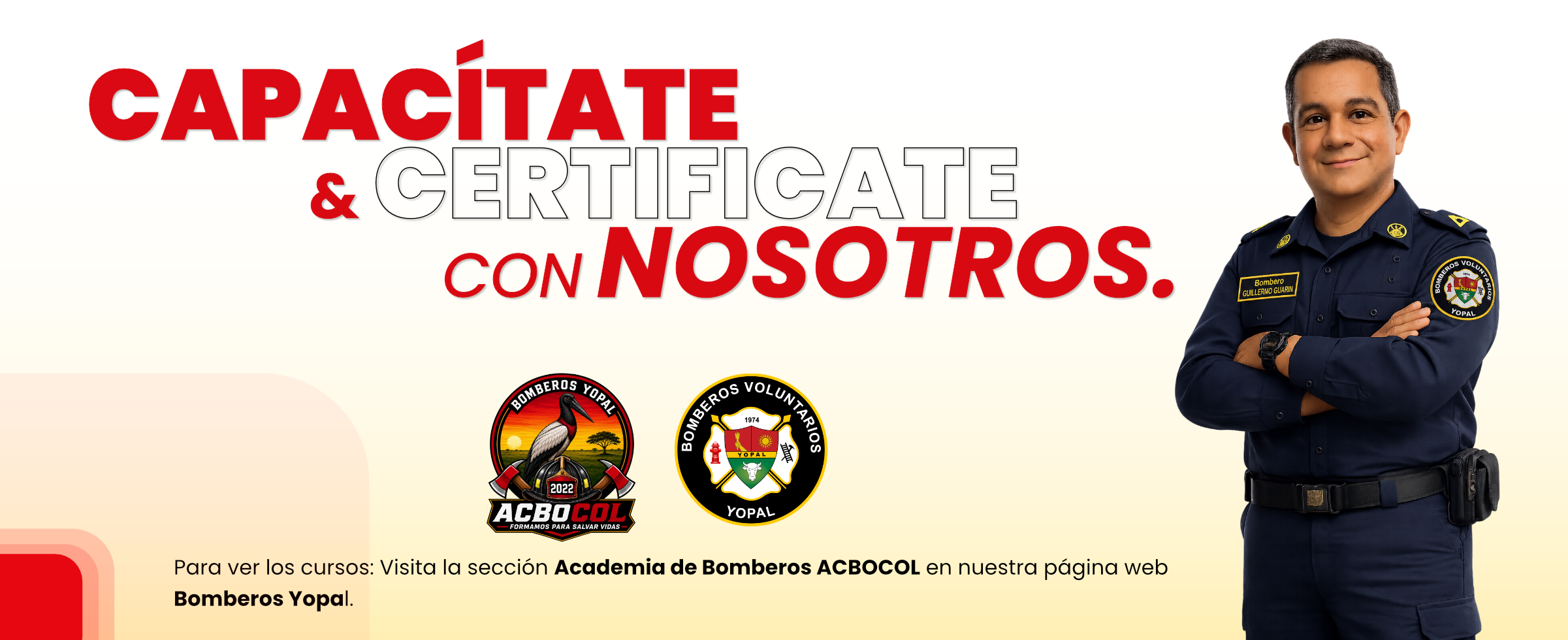 Banner Academia de Bomberos Yopal