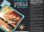 Recomaendaciones y medidas de la prevencion en el uso y manipulación de polvora